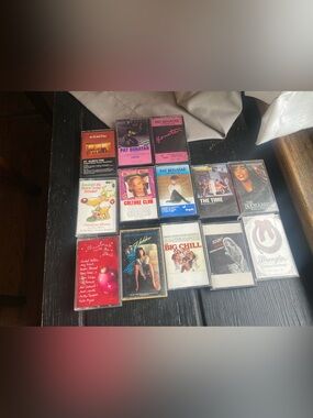 Assorted Music Cassette Tape Lot - Multi-Color Covers